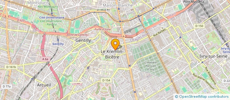 localisation de l'entreprise MONSIEUR CHRISTOPHE CIVADIEE  LE KREMLIN-BICETRE