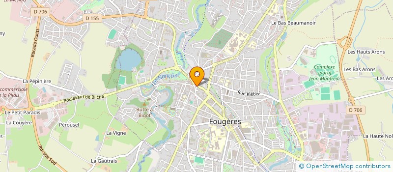 localisation de l'entreprise MONSIEUR CHRISTOPHE CIVEL  FOUGERES