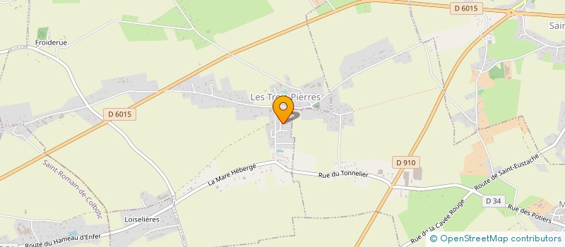 localisation de l'entreprise MONSIEUR CHRISTOPHE CLAES  SAINT-AUBIN-ROUTOT