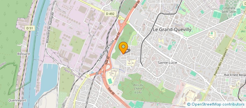 localisation de l'entreprise MONSIEUR CHRISTOPHE CLAIN à LE GRAND-QUEVILLY