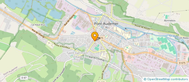 localisation de l'entreprise MONSIEUR CHRISTOPHE CLAIRET  PONT-AUDEMER