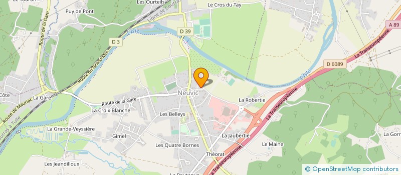 localisation de l'entreprise MONSIEUR CHRISTOPHE CLAUZEL à NEUVIC