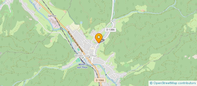 localisation de l'entreprise MONSIEUR CHRISTOPHE CLEMENT  WILLER-SUR-THUR