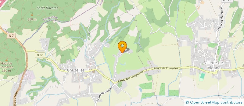 localisation de l'entreprise MONSIEUR CHRISTOPHE CLEMENT  CHUZELLES