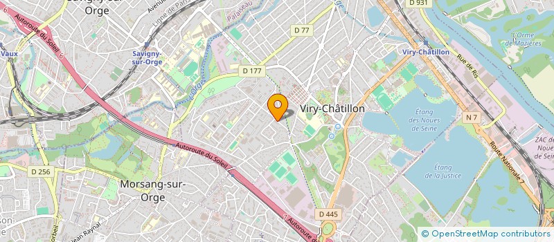 localisation de l'entreprise MONSIEUR CHRISTOPHE CLEMENT à VIRY-CHATILLON
