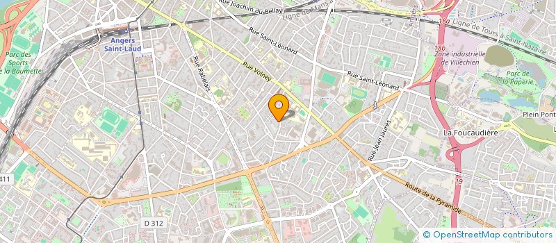 localisation de l'entreprise MONSIEUR CHRISTOPHE CLEMOT à ANGERS
