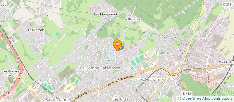 localisation de l'entreprise MONSIEUR CHRISTOPHE CLERC  BESANCON