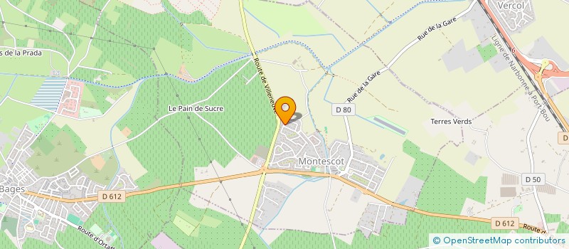 localisation de l'entreprise MONSIEUR CHRISTOPHE CLIQUE  MONTESCOT