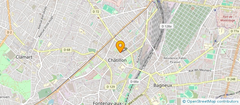 localisation de l'entreprise MONSIEUR CHRISTOPHE CLOCHARD à CHATILLON