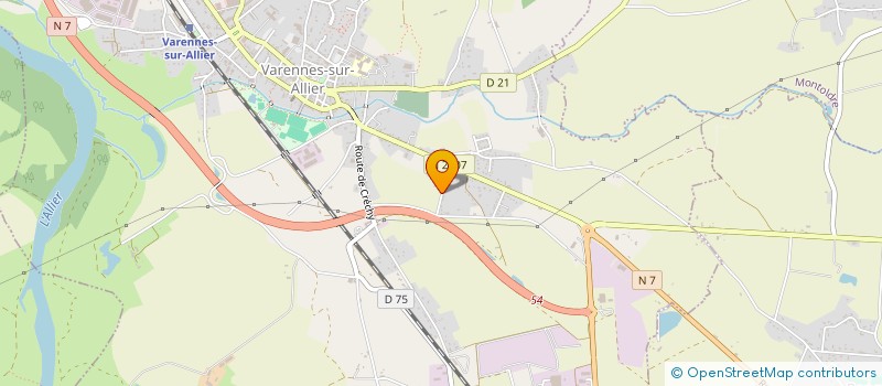 localisation de l'entreprise MONSIEUR CHRISTOPHE CLOFULLIA à VARENNES SUR ALLIER