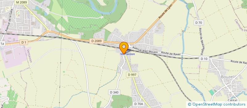 localisation de l'entreprise MONSIEUR CHRISTOPHE CLOU  VERTAIZON