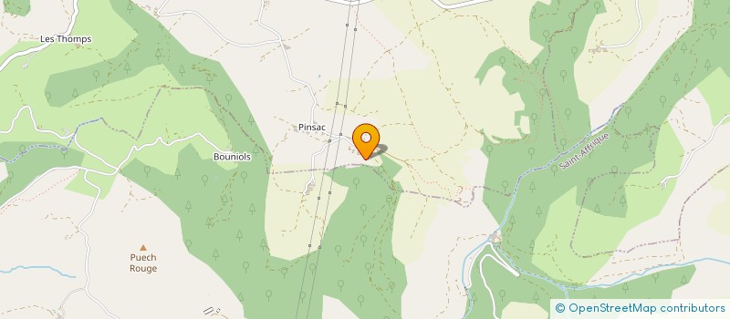 localisation de l'entreprise MONSIEUR CHRISTOPHE CLUZEL  LES COSTES GOZON