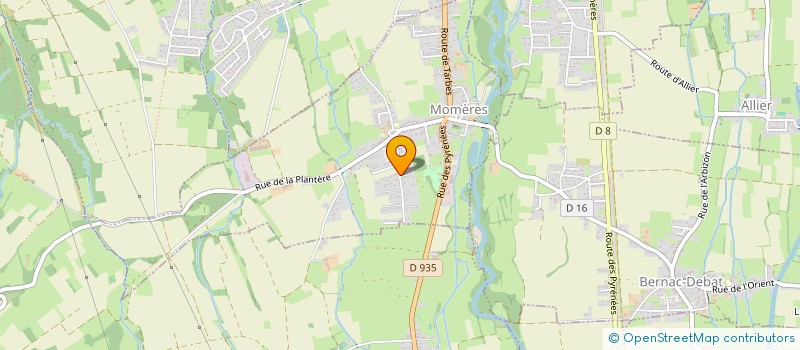 localisation de l'entreprise MONSIEUR CHRISTOPHE COADEBEZ  MOMERES