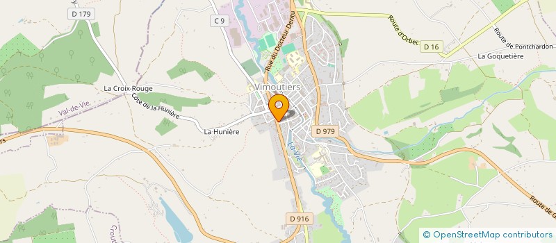 localisation de l'entreprise MONSIEUR CHRISTOPHE COCHEPAIN à VIMOUTIERS