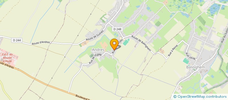 localisation de l'entreprise MONSIEUR CHRISTOPHE COCQUET  ANDRES