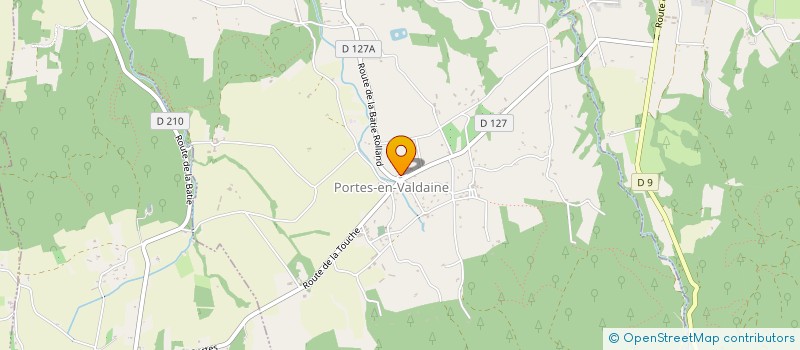 localisation de l'entreprise MONSIEUR CHRISTOPHE COEUILLET  PORTES-EN-VALDAINE