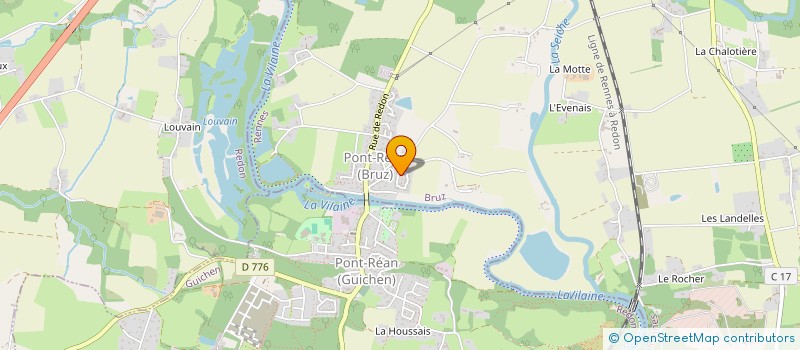 localisation de l'entreprise MONSIEUR CHRISTOPHE COFFINET  BRUZ