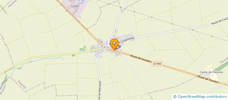 localisation de l'entreprise MONSIEUR CHRISTOPHE COGNIARD  PAUVRES