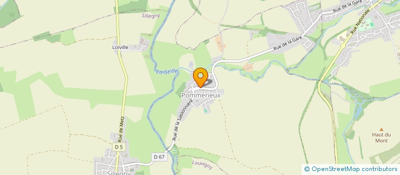 localisation de l'entreprise MONSIEUR CHRISTOPHE COGNON  SILLEGNY