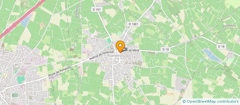 localisation de l'entreprise MONSIEUR CHRISTOPHE COGORDAN  POMEROLS