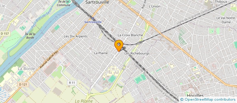 localisation de l'entreprise MONSIEUR CHRISTOPHE COHET  SARTROUVILLE