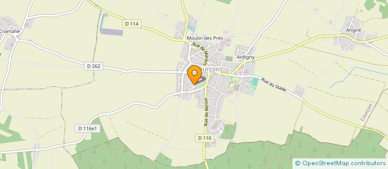 localisation de l'entreprise MONSIEUR CHRISTOPHE COIFFARD  TAUGON