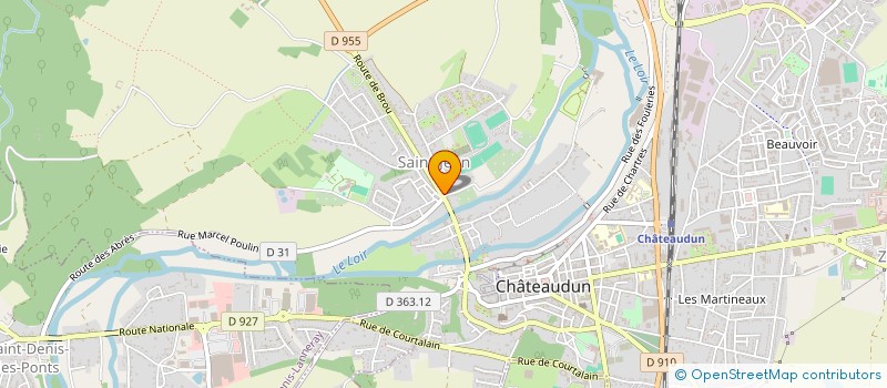 localisation de l'entreprise MONSIEUR CHRISTOPHE COIGNEAU à CHATEAUDUN