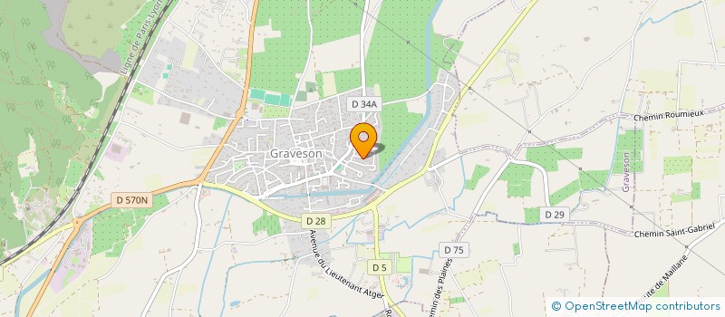 localisation de l'entreprise MONSIEUR CHRISTOPHE COINDEAU  GRAVESON