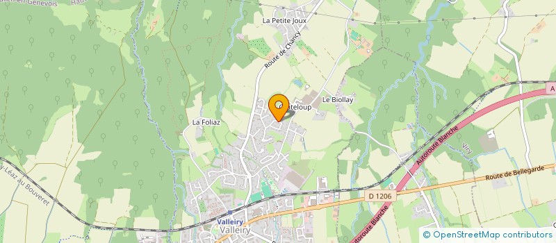 localisation de l'entreprise MONSIEUR CHRISTOPHE COISSIEUX  VALLEIRY