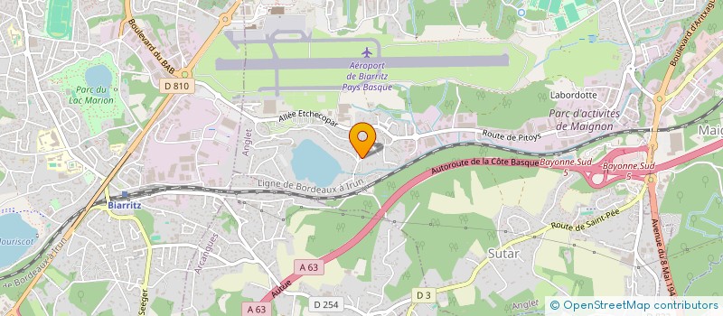 localisation de l'entreprise MONSIEUR CHRISTOPHE COLACO  ANGLET