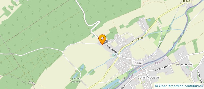 localisation de l'entreprise MONSIEUR CHRISTOPHE COLE  CROTH