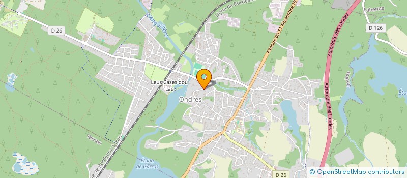 localisation de l'entreprise MONSIEUR CHRISTOPHE COLIN  ONDRES