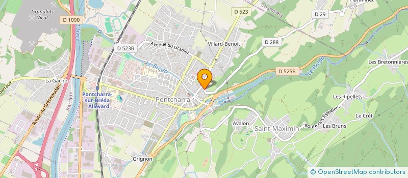 localisation de l'entreprise MONSIEUR CHRISTOPHE COLIN MADAN  PONTCHARRA