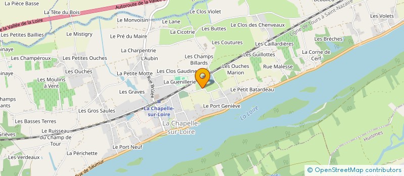 localisation de l'entreprise MONSIEUR CHRISTOPHE COLLARD  LA CHAPELLE-SUR-LOIRE