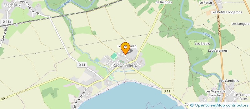 localisation de l'entreprise MONSIEUR CHRISTOPHE COLLARD  RADONVILLIERS