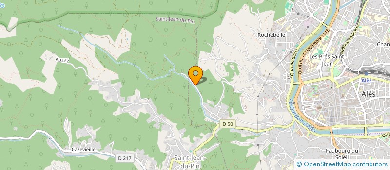 localisation de l'entreprise MONSIEUR CHRISTOPHE COLLAUD  ALES