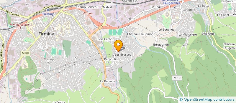 localisation de l'entreprise MONSIEUR CHRISTOPHE COLLIGNON à LE CHAMBON-FEUGEROLLES