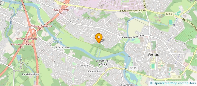 localisation de l'entreprise MONSIEUR CHRISTOPHE COLLIGNON à VERTOU