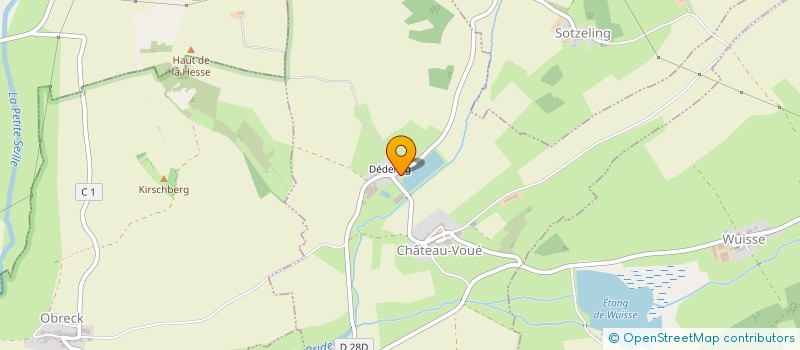 localisation de l'entreprise MONSIEUR CHRISTOPHE COLSON  CHATEAU-VOUE