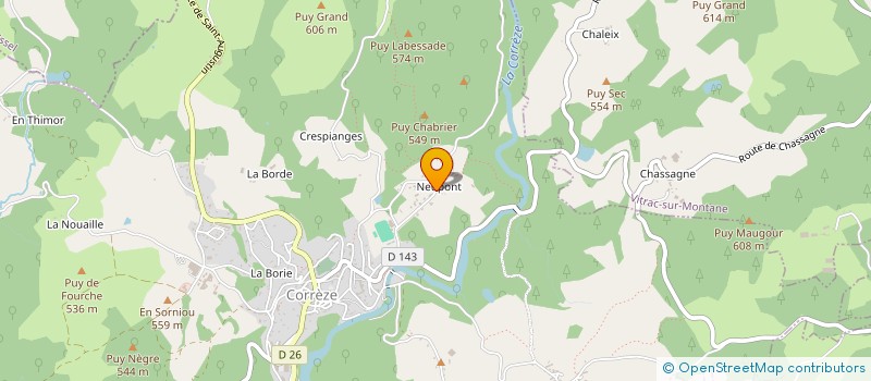 localisation de l'entreprise MONSIEUR CHRISTOPHE COMBES  EYREIN