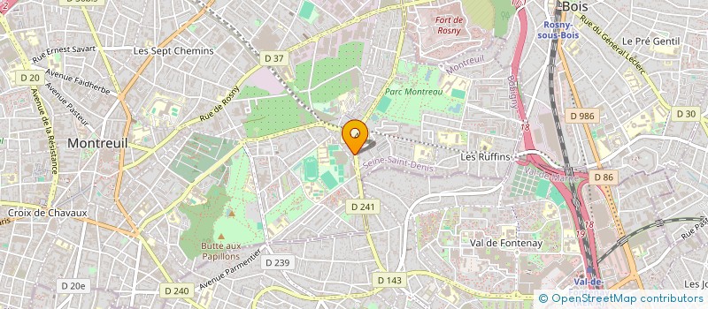 localisation de l'entreprise MONSIEUR CHRISTOPHE COMPERAT à MONTREUIL