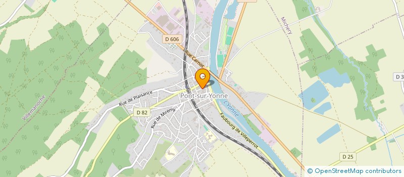 localisation de l'entreprise MONSIEUR CHRISTOPHE COMPTOUR à PONT-SUR-YONNE