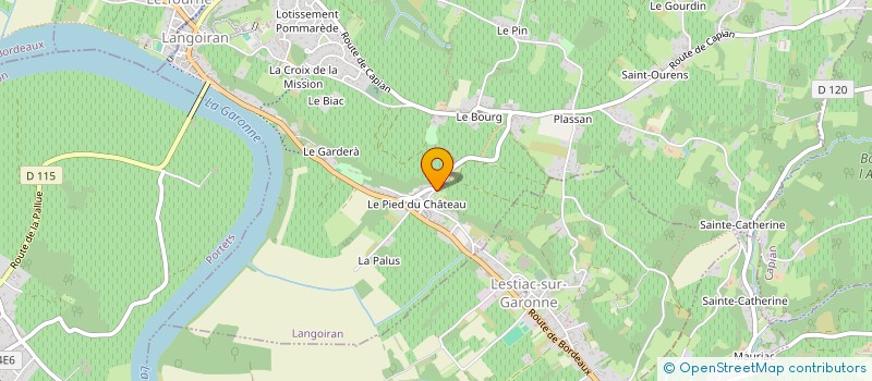 localisation de l'entreprise MONSIEUR CHRISTOPHE CONANGLE  LANGOIRAN