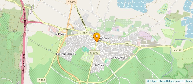 localisation de l'entreprise MONSIEUR CHRISTOPHE CONNAN  SIGEAN