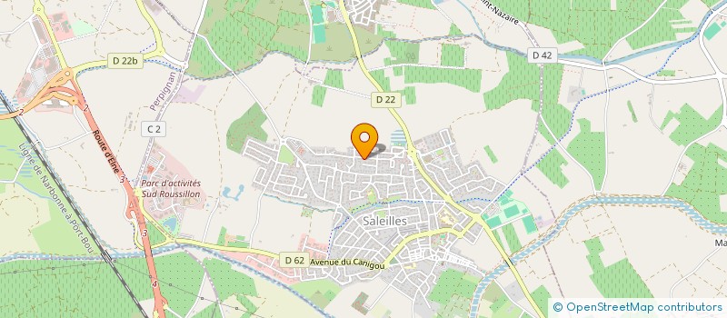 localisation de l'entreprise MONSIEUR CHRISTOPHE CONSTANT  SALEILLES