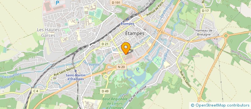 localisation de l'entreprise MONSIEUR CHRISTOPHE CONSTANT à ETAMPES