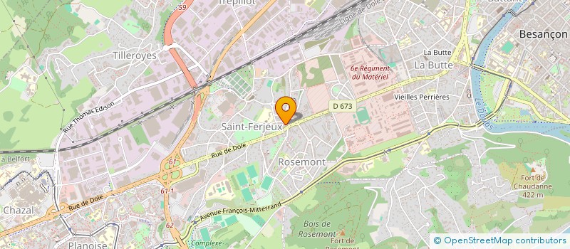 localisation de l'entreprise MONSIEUR CHRISTOPHE CONSTANTIN à BESANCON