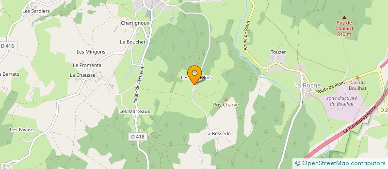 localisation de l'entreprise MONSIEUR CHRISTOPHE CONSTANTIN  MANZAT