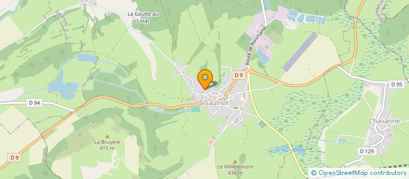 localisation de l'entreprise MONSIEUR CHRISTOPHE CONVERSET à SAULNOT