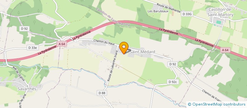 localisation de l'entreprise MONSIEUR CHRISTOPHE CONZE  SAINT-MEDARD